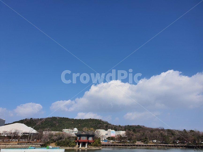 자연,outdoors,nature,정자,구름,하늘,풍경