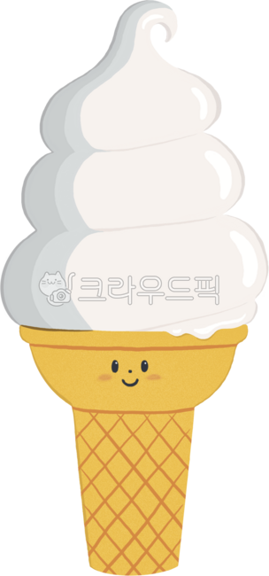 아이스크림,캐릭터,소프트아이스크림,icecream,아이스크림콘,바닐라아이스크림,일러스트,png,illustration,드로잉,손그림,drawing,여름,summer,디저트