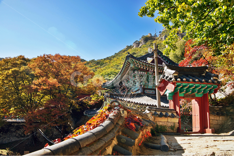 망월사,도봉산,여여문,낙가보전,관음전,불교사찰,계절,단풍