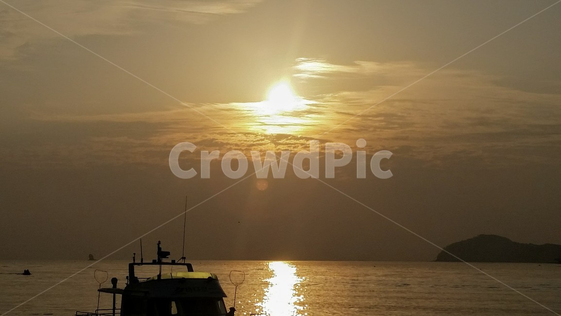햇빛,선박,sunlight,vehicle,바다,watercraft