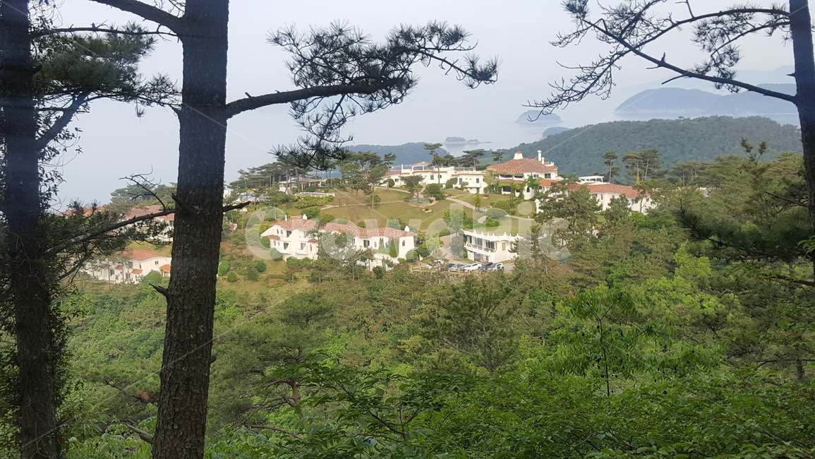 한국,통영,하늘,산,바다,풍경