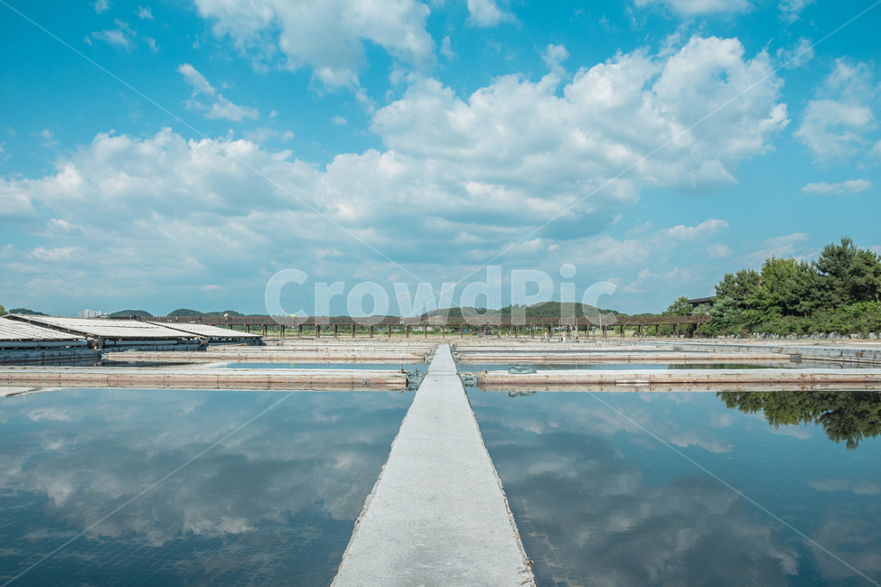 하늘,염전,반영,구름,풍경,맑음,자연,풍경,nature,landscape,outdoors,옥외,weather,날씨,water,물