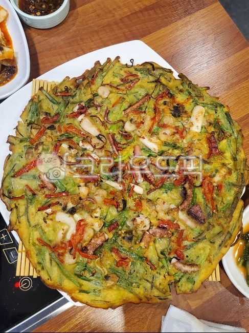 food, 음식, 파전, 전, 식사, 사진,이미지,일러스트,캘리그라피 - Npumaeunji작가