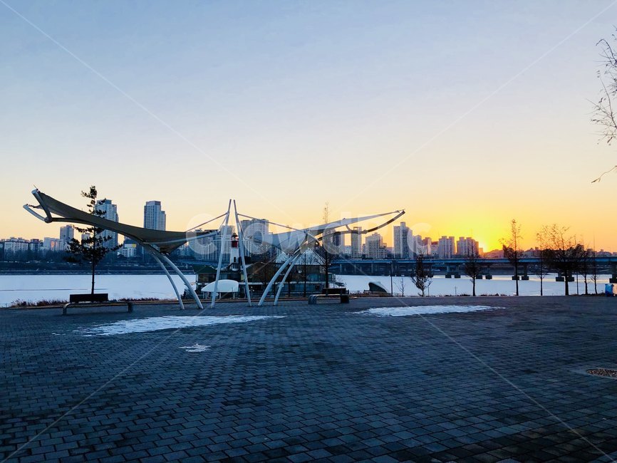 뚝섬한강공원,뚝섬,한강,공원,한강공원,해질녘,sunset,river,hangang,도시,풍경,city,landscape,한국도시풍경,한국도시경관,korea cityscape,water,물,waterfront,워터 프론트
