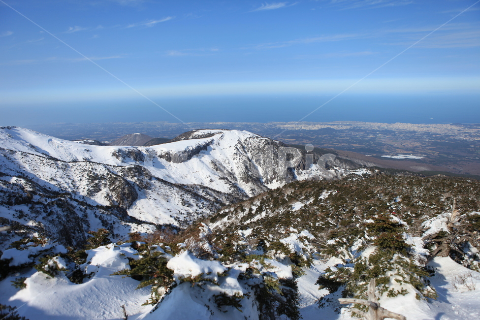 한라산,겨울,자연,풍경,눈,겨울,계절,winter,season,자연,풍경,nature,landscape,한국자연풍경,한국자연경관,korea nature landscape,제주도,jeju,jeju island,outdoors,옥외,mountain,산,경치,ice,얼음,scenery,mountain range,산맥,빙