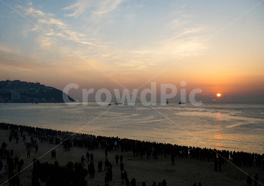 새해,일출,소망,해운대,바다,자연,풍경,nature,landscape,해변,바다,beach,sea,outdoors,옥외