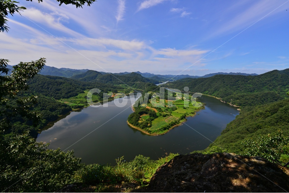 nature,자연,scenery,풍경,outdoors,옥외,landscape,경치,water,물,river,강,임실,국사봉,물돌이,태극물돌이,임실물돌이,임실태극물돌이,하늘,구름,여름,계절