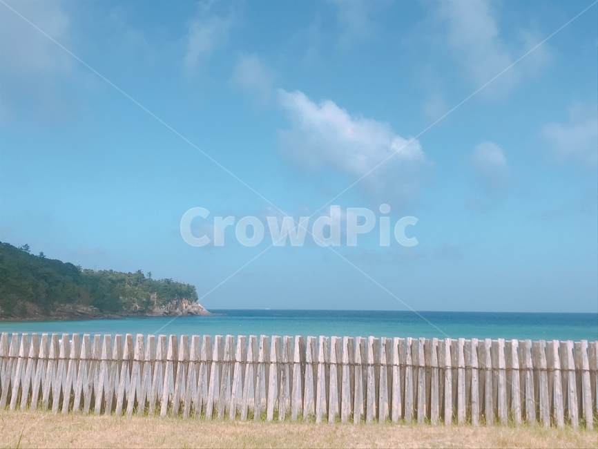 해변,바닷가,대마도,일본,여름,자연,풍경,nature,landscape,picket,피켓,fence,울타리