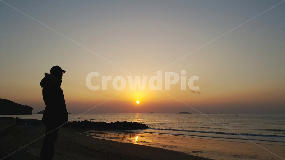 사람,person,human,인간,야경,석양,태양,노을,그림자,고독,가을,해변,바다,beach,sea,인물실루엣,사람실루엣,character silhouette,human silhouette