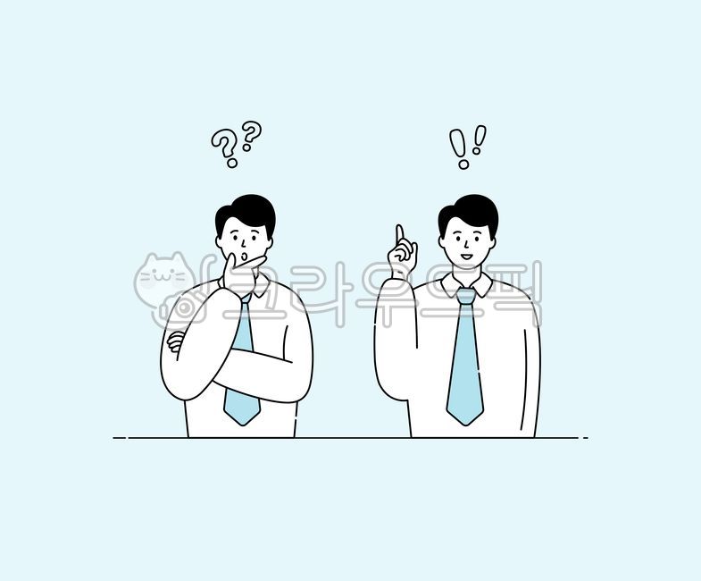 직장인,아이디어,생각,문제해결,문제,해결,남자어른,학생,사람,물음표,느낌표,좋은생각,방법,고민,고민해결,고민하는사람,고민해결하는사람,question,exclamation,mark,man,student,drawing,cartoon,character,people,colorful,illustration,vector,sketch,그래픽,일러스트레이션,graphic,illustration