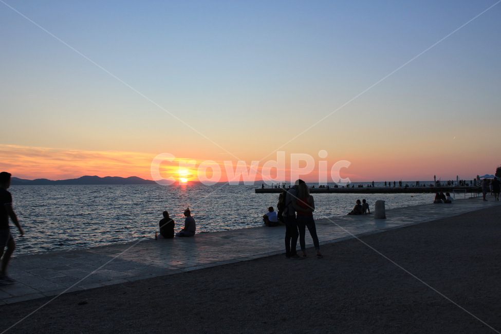 해변,일몰,풍경,실루엣,바다,산책,지중해,자연,풍경,nature,landscape,해외,외국,세계,foreign,oversea,world,사람들,대중,군중,other people,crowd,인물실루엣,사람실루엣,character silhouette,human silhouette,human,인간,person,사람,outdoors,옥외