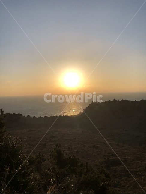 성산일출봉,일출,성산,제주도,해돋이