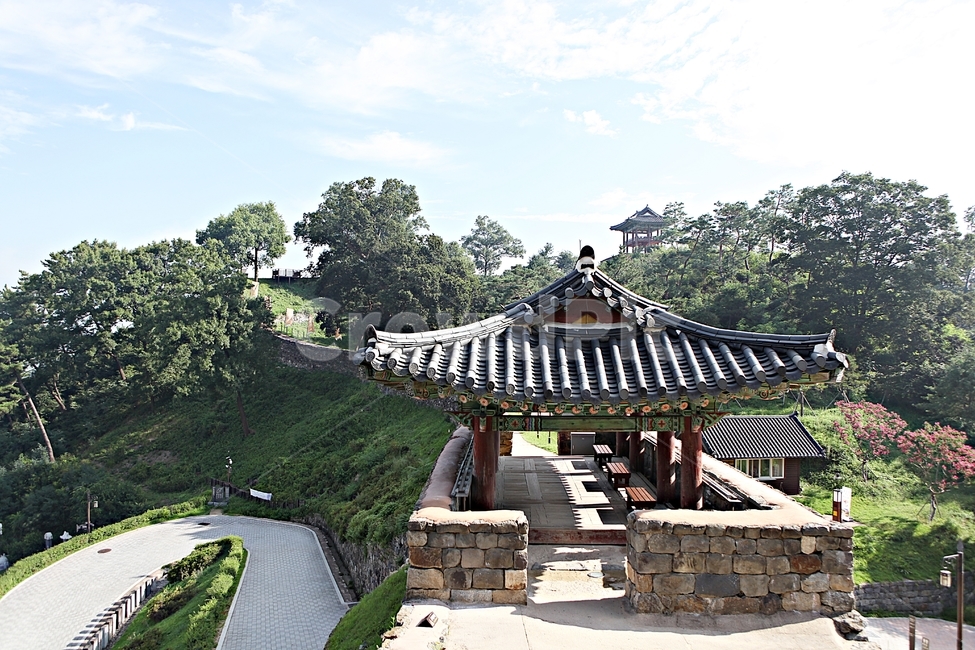 공주산성,성,산성,성곽,길,둘레길,숲,숲길,담,돌담,여름,풍경,벽,방어벽,흙담,식물,유네스코등제