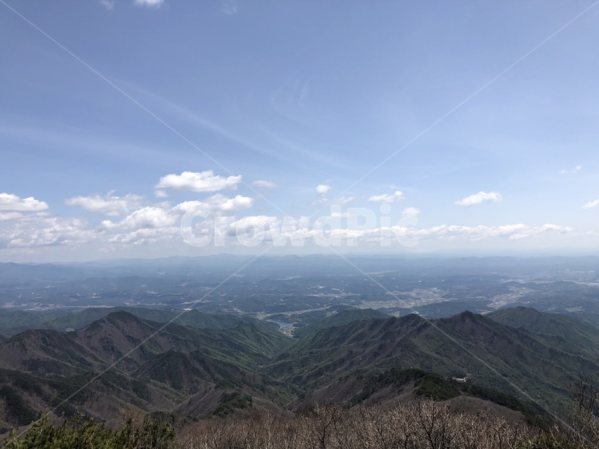 소백산,등산,등반,정상,하늘,구름,비로봉