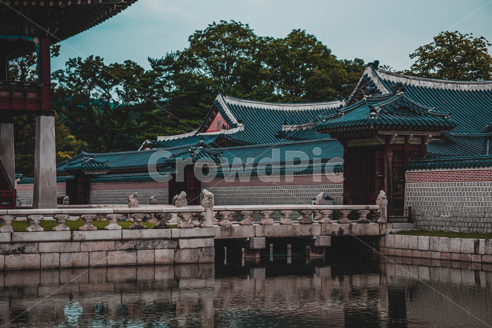 경복궁,느낌,감성,풍경,돌다리,다리,경회루,수면반사,한국전통,한국문화,korean traditional,korean culture