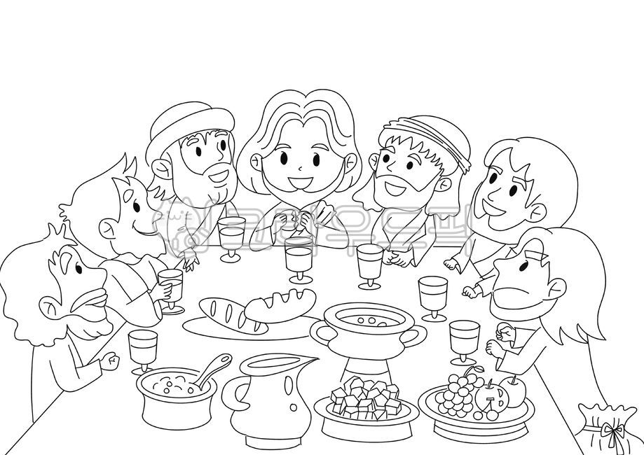 색칠도안,색칠놀이,색칠공부,컬러링시트,성경삽화,기독교일러스트,교회학교,신약성경자료,성경이야기,신약성경,주일학교,예수님,이야기성경,성경말씀,교회자료,기독교삽화,예수님삽화,이스라엘,기독교자료,성경일러스트,예수님일러스트,교회,기독교,12제자,베드로,최후의만찬,만찬
