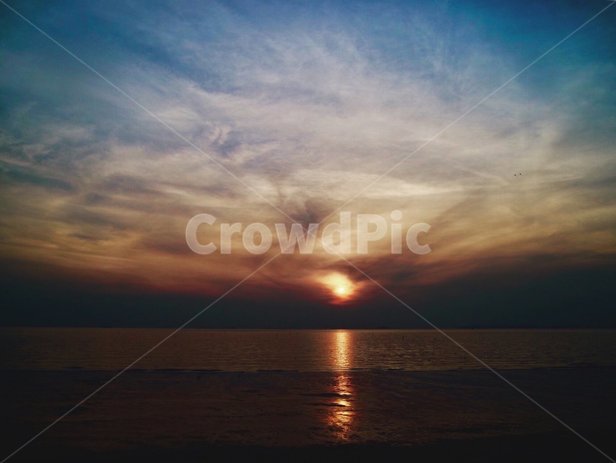 바다,노을,하늘,힐링,구름,자연,풍경,nature,landscape,outdoors,옥외,sky