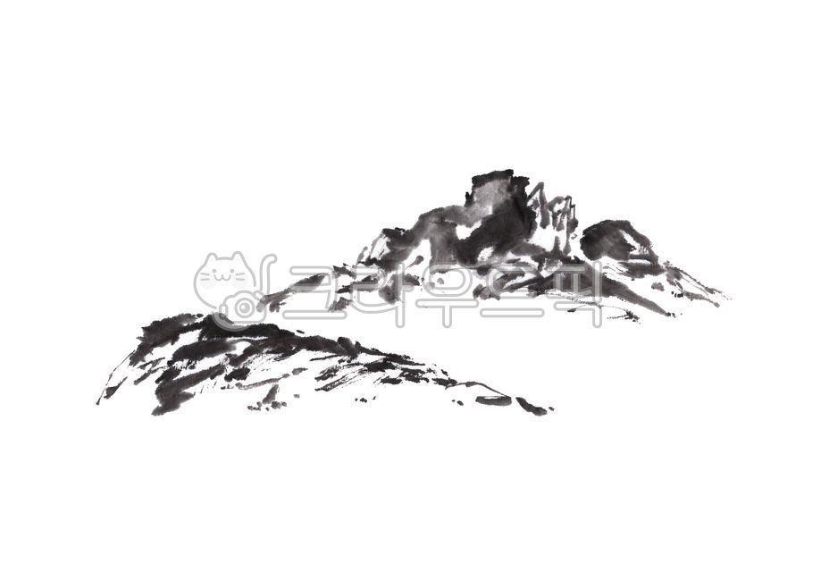 동양화,산수화,한국화,먹그림,먹,수묵,먹이미지,바위,바위산,드로잉,산맥,산,산그림,mountainrange,mountain,nature,자연,art,미술,동양화일러스트,먹그림일러스트,한국화일러스트