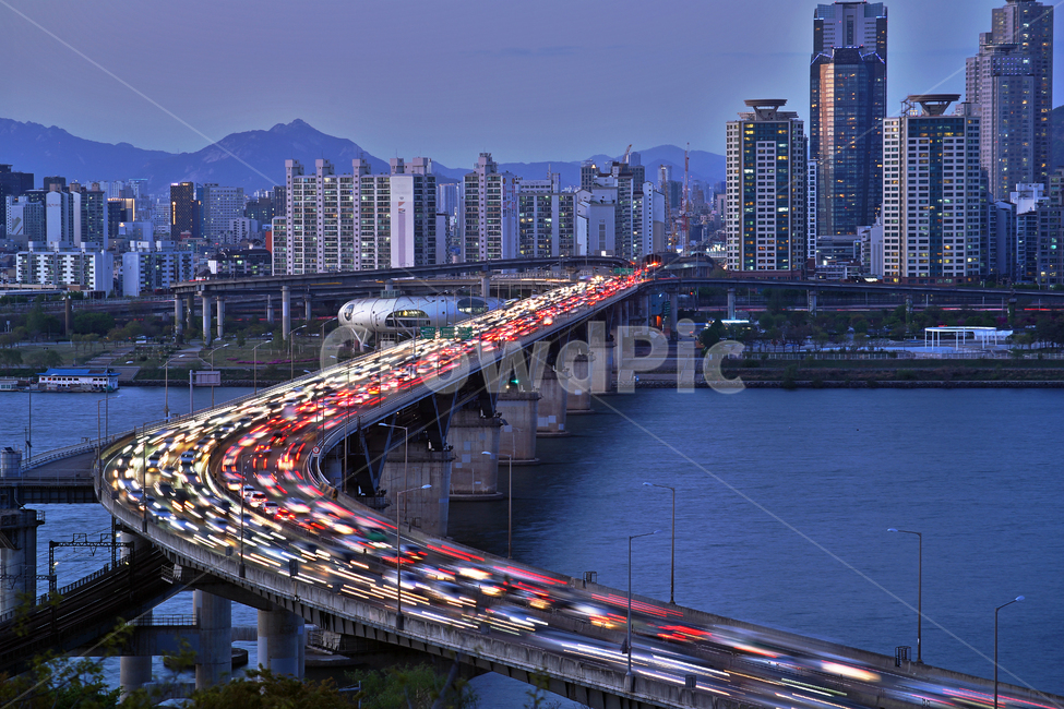 야경,청담배수지공원,청담대교,한강,도심풍경,도심야경,한강다리,자양동