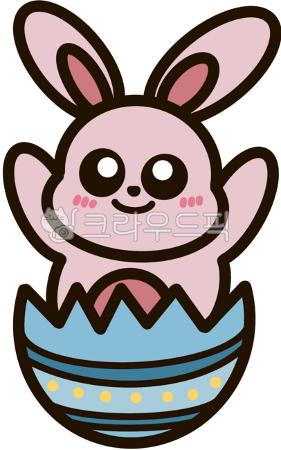토끼,rabbit,분홍토끼,부활절토끼,부활절,달걀,계란,선물,선물포장,리본포장,easteregg,egg
