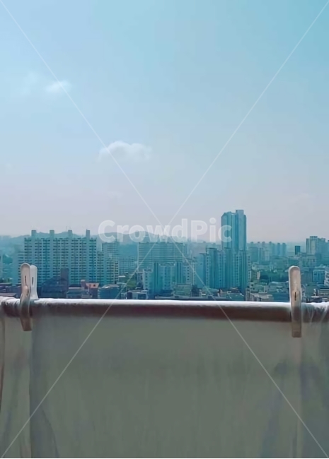 고층건물,town,building,빨래,청소,오전,생활,하늘,맑음,힐링