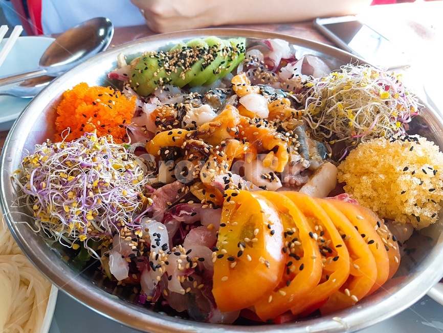 음식,알록달록,food,물회,바닷가,시원한음식,차가운,맛있는,음식,식재료,요리,food,cook,meal,dishes,food reserves
