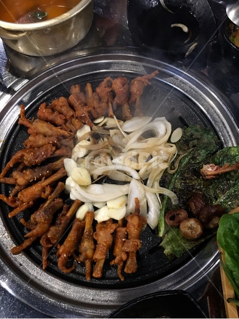 음식,술안주,닭발,양파,막창,매운음식
