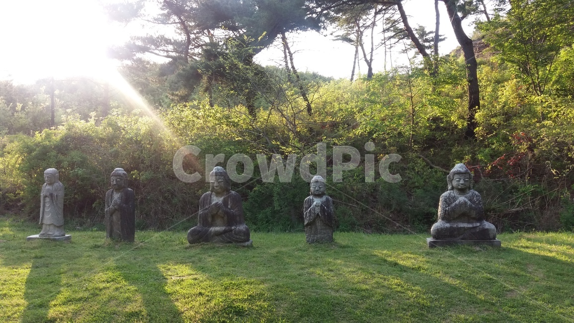 화순,운주사,불상,햇살,봄