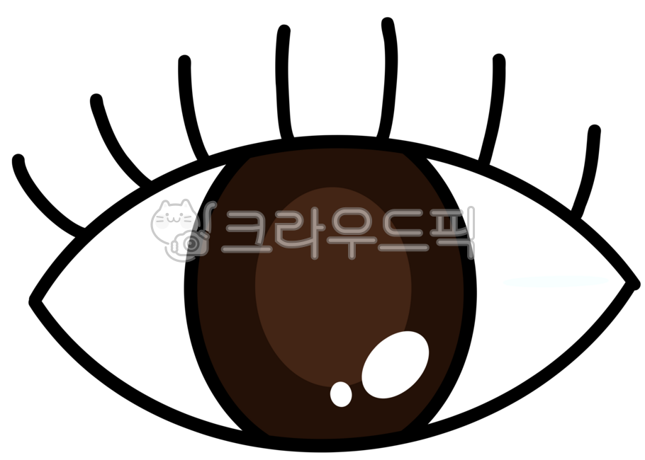 눈, 눈알, 마스카라한눈, 화장한눈, 눈동자, 사진,이미지,일러스트,캘리그라피 - 슬범몬작가