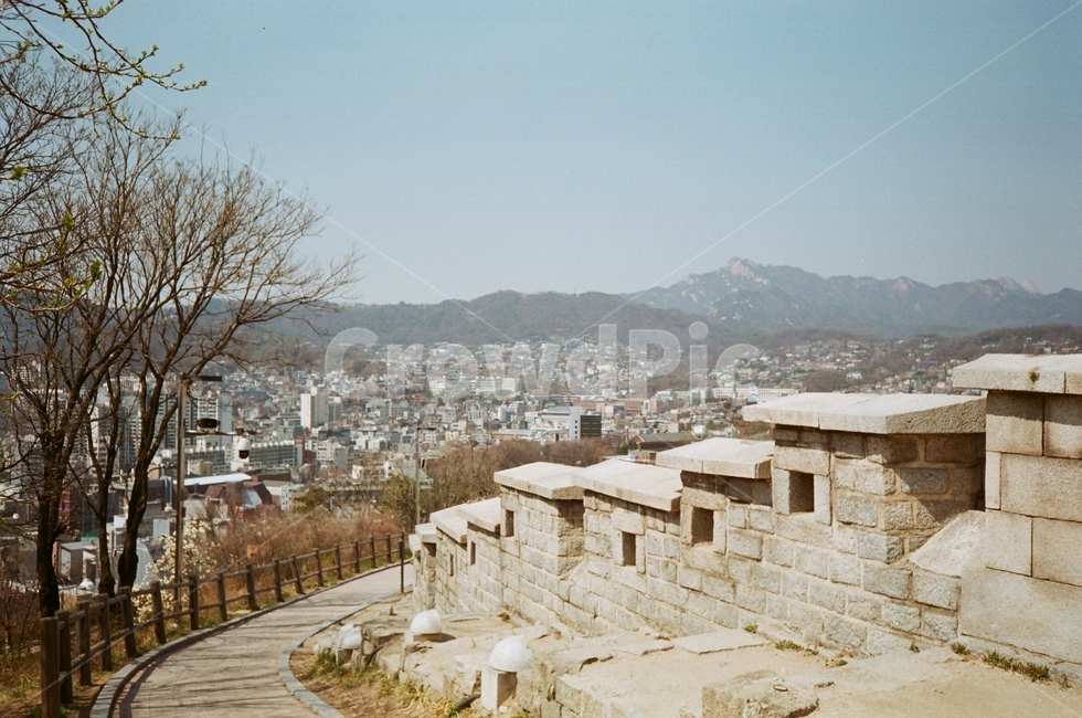 서울성곽,낙산공원,둘레길,서울,건물,building