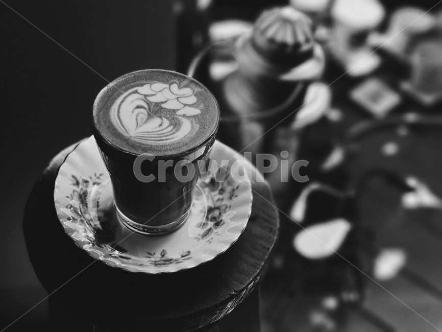 커피,라떼아트,커피아트,coffee,latteart,coffeeart,커피,카페,coffee,cafe,감성,sensible,feeling,흑백,모노톤,monochrome,black and white