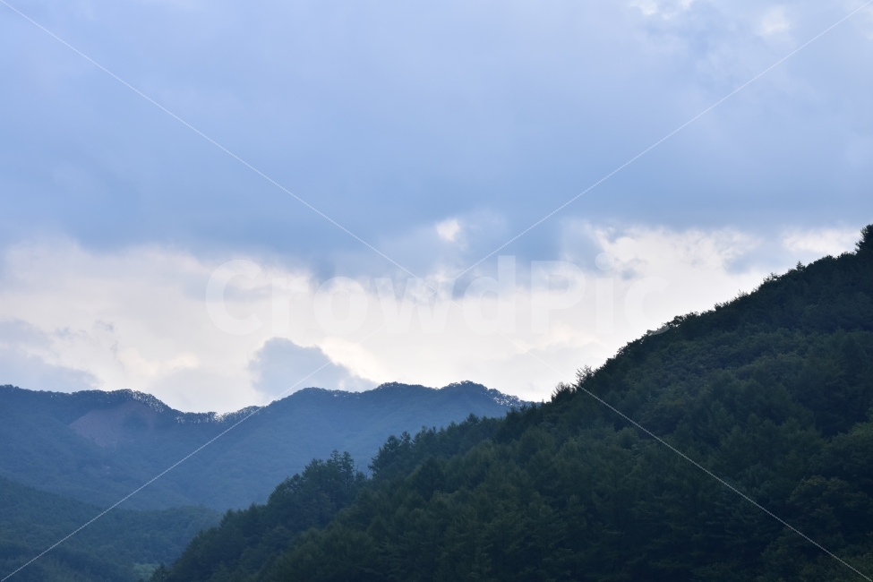 구름,강촌,산,풍경,비온후,자연,풍경,nature,landscape,outdoors,옥외,mountain range,산맥,mountain