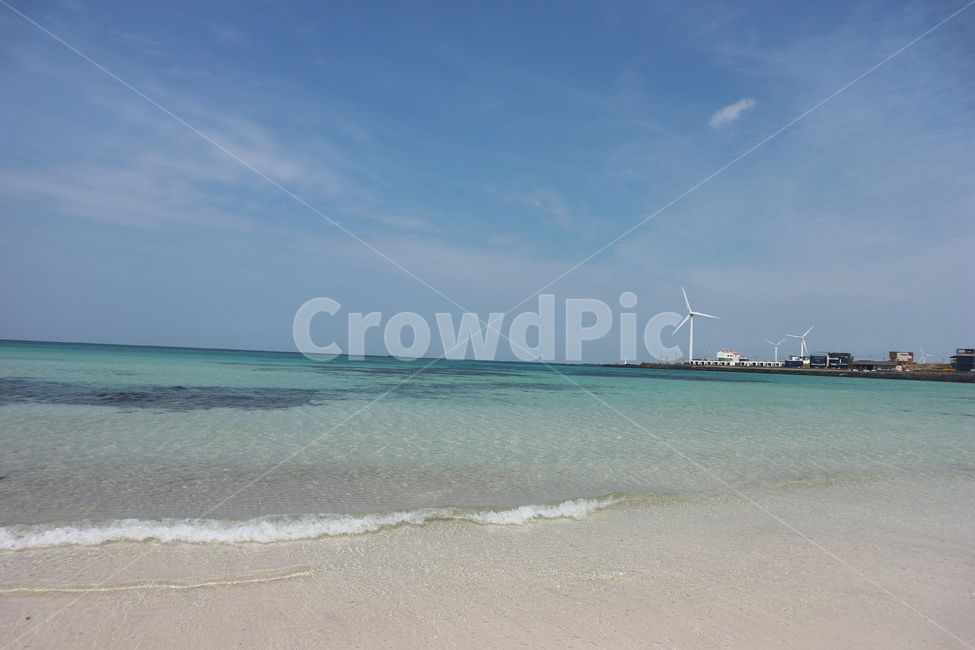바다,월정리,제주도,바람개비,해수욕장,blue,beach,sea,파도,풍차,하늘