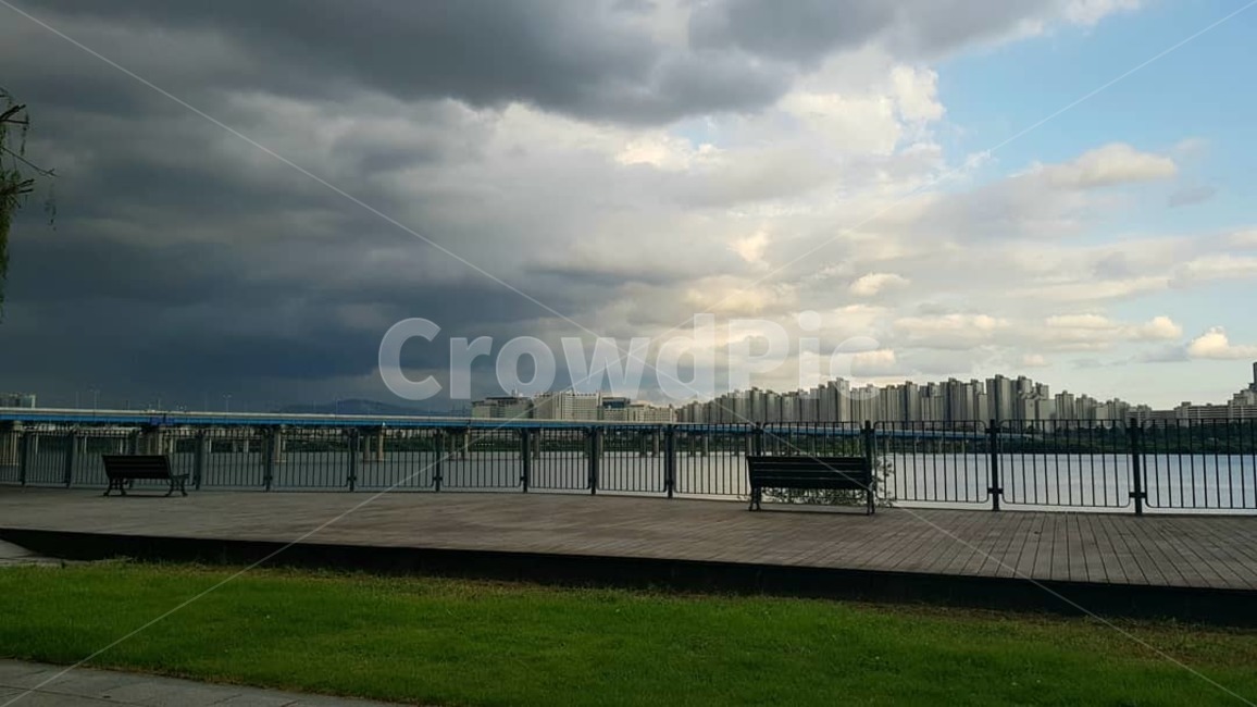water,waterfront,워터프론트,독,dock,교각,pier,포트,port,한강,강,구름,하늘
