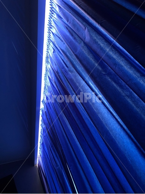 커튼,파란색,파랑,curtain,blue