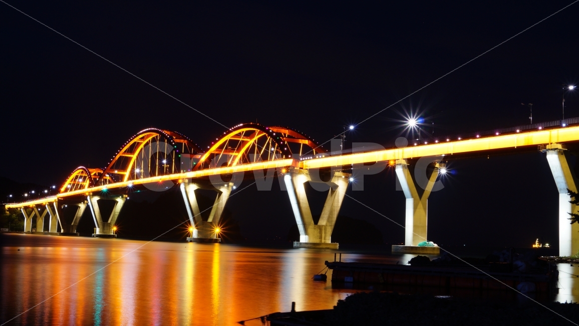 가조도,가조연륙교,거제도,풍경,야경,야경,밤,풍경,nightscape,night,landscape,building,건물,architecture,건축물,bridge,다리