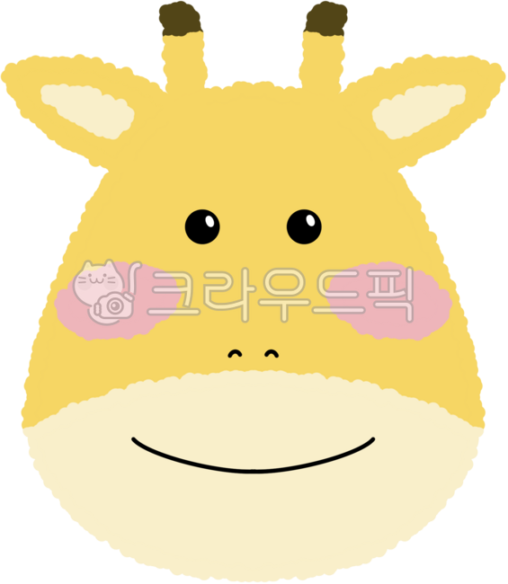 기린그림,기린캐릭터,기린얼굴,동물,초식동물,귀여운기린