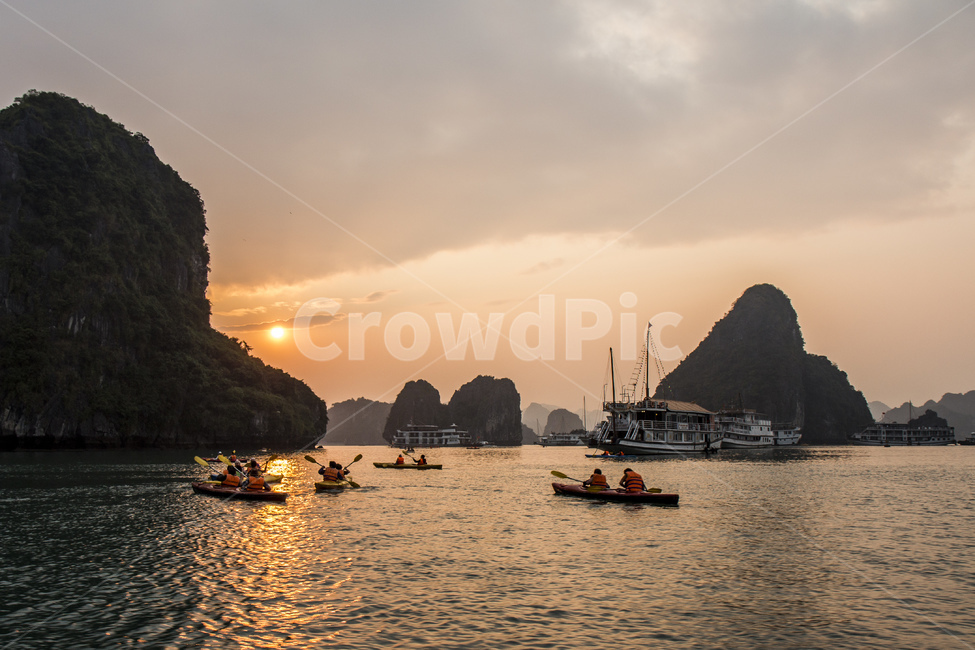 바다,유유자적,하롱베이,카약,카약킹,스포츠,sea,ocean,halongbay,kayak,스포츠,레저,운동,sports,leisure,exercise