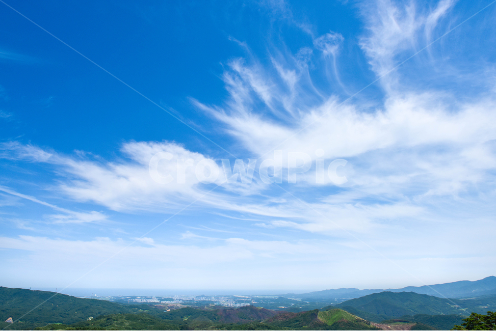 하늘,푸른,구름,스카이,푸른하늘,sky,옥외,자연,nature,강원도,산,산기슭,대관령,동해,자연,풍경,nature,landscape,outdoors,azure sky,푸른 하늘