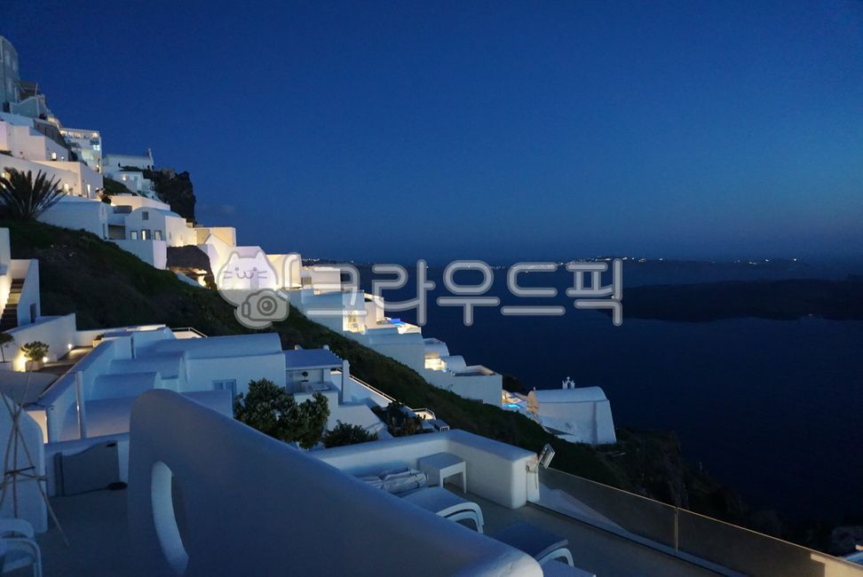 그리스,산토리니,야경,이메로비글리,지중해