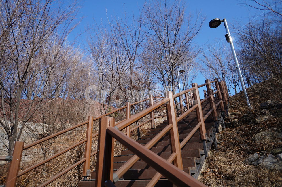 계단,공원,산책,등산,시작,첫걸음,가을,가을하늘,겨울,산,자연,풍경,nature,landscape,handrail,난간,banister,railing