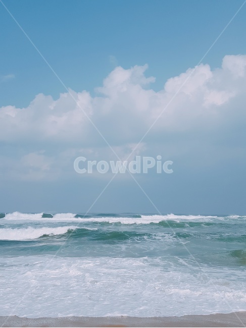 바다,강릉,하늘,파도,구름,흰구름,sea,풍경,물,자연,풍경,nature,landscape,ocean,대양,water,outdoors,옥외