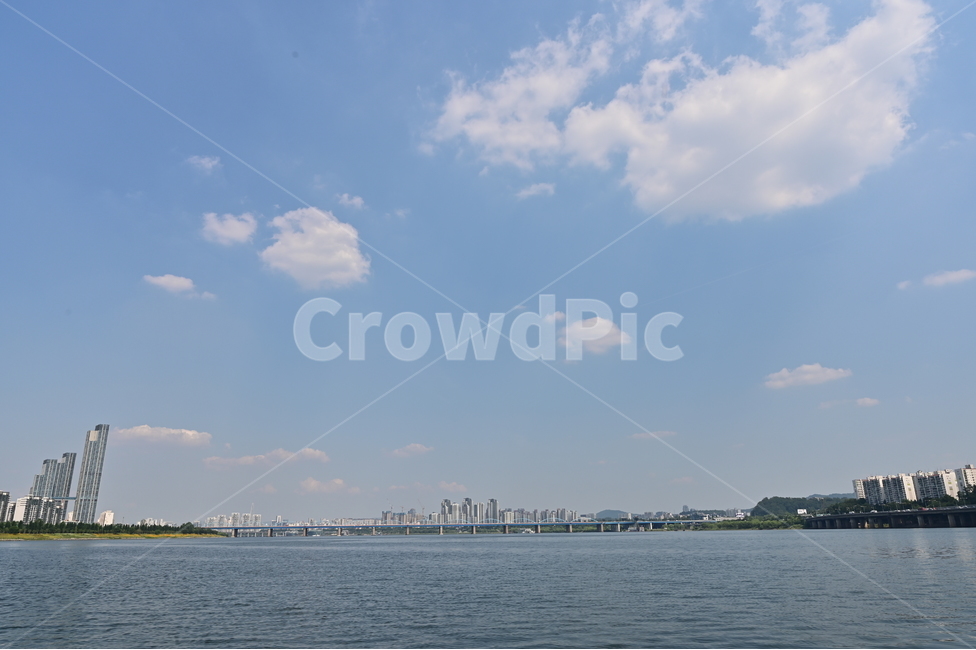 한강,river,hanriver,강물,풍경,하늘,sky,여름,summer