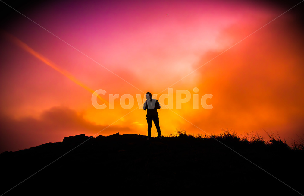 야경,풍경,여행,석양,굴업도,사람,인물,인간,human,person,인물실루엣,사람실루엣,character silhouette,human silhouette