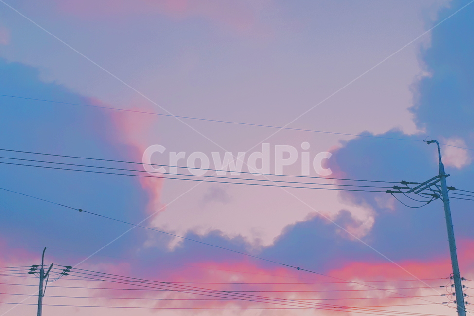 하늘,구름,노을,일몰,색감,감성,노을빛,오후,저녁,몽환,sky,sun,sunset,색,색채,자연,풍경,nature,landscape,감성,sensible,feeling,색깔,색상,색채,색감,color sense,color sensitivity,feeling of color,cable,케이블