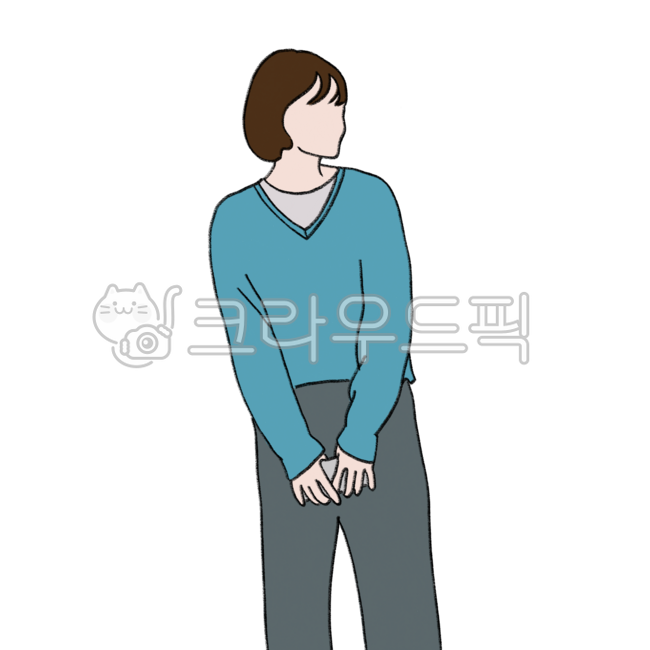 Dakku,Good Note Sticker,Illustration,PNG,Sticker,People,Line Drawing,People Drawing