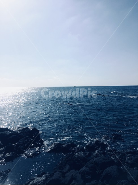 ocean,clear sky,sight,Jeju Island sea