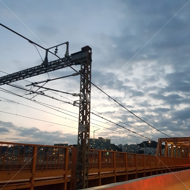 감성,하늘,구름,다리,한강,서울