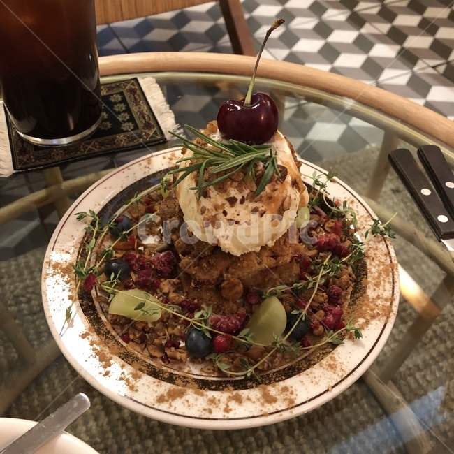 카페,디저트,사과,체리,감성카페,케이크,cake,디저트,간식,후식,dessert,snack