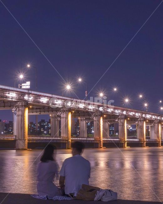 반포대교,한강,한강공원,여인,야경,빛번짐,야경,밤,풍경,nightscape,night,landscape,사람,인물,인간,human,person,연인,커플,사랑,lover,couple